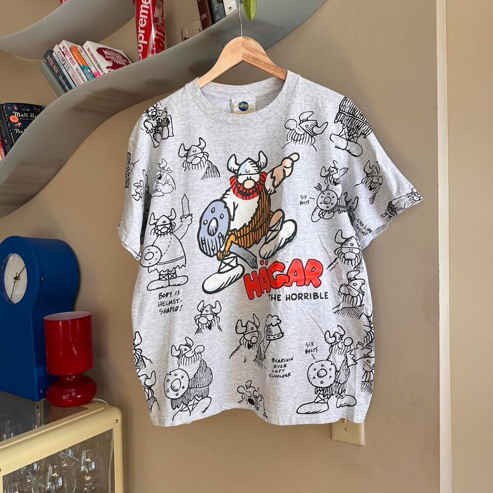 Vintage 1998 Hagar The Horrible Double Sided Shirt